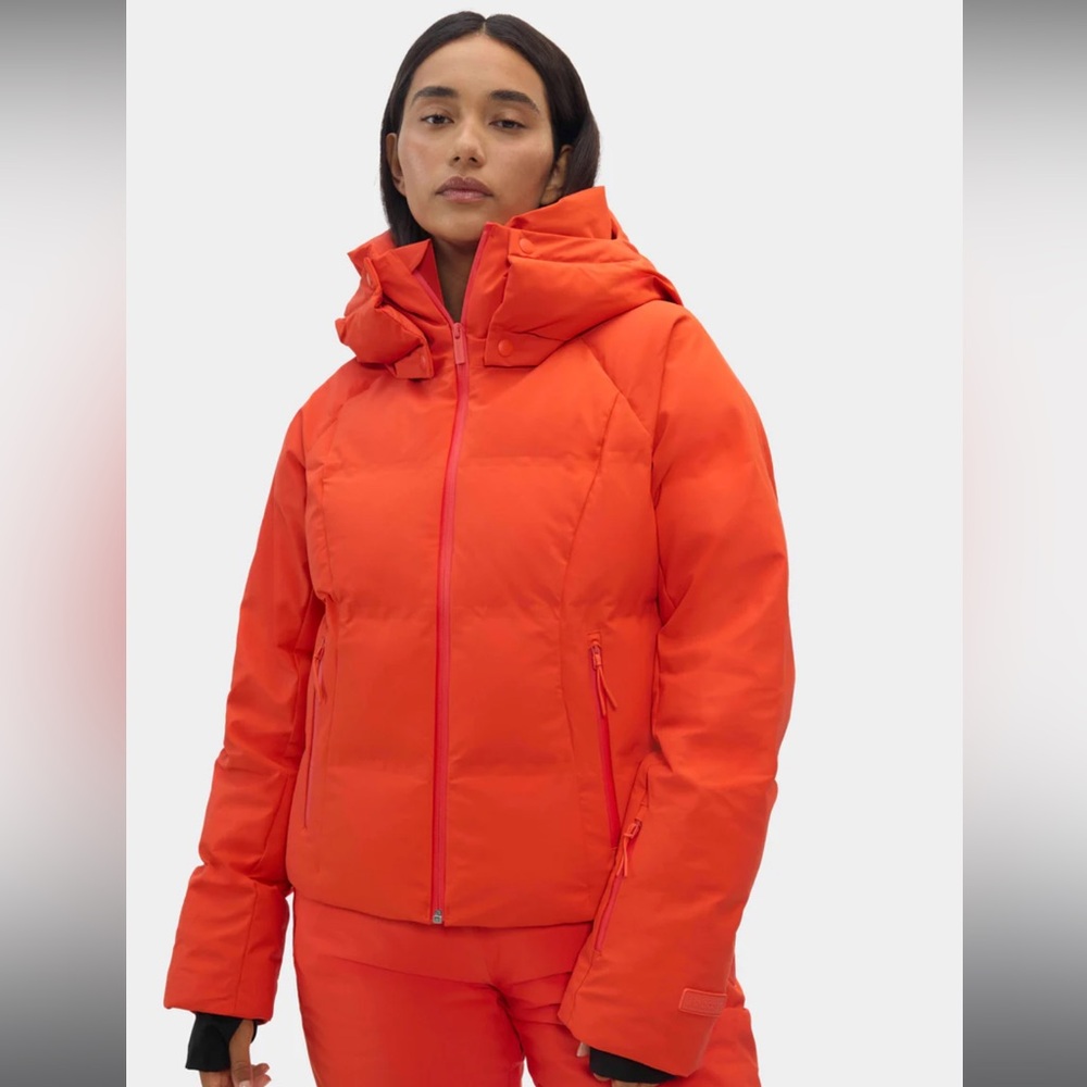 HALFDAYS GEORGIE PUFFER SKI JACKET SZ SM SPRITZ